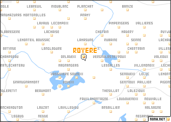 map of Royère