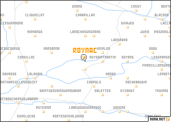 map of Roynac