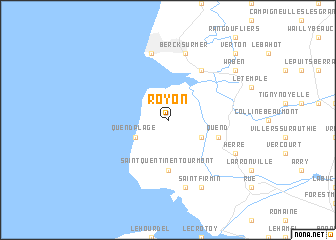 map of Royon