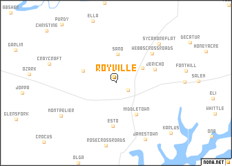 map of Royville