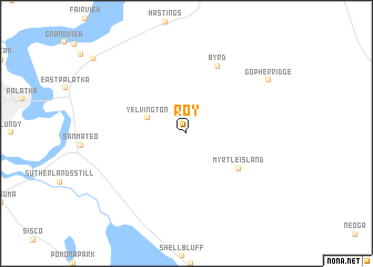 map of Roy