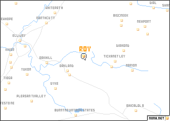 map of Roy