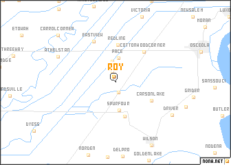 map of Roy