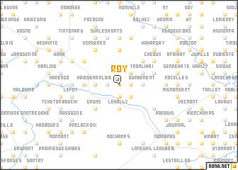 map of Roy