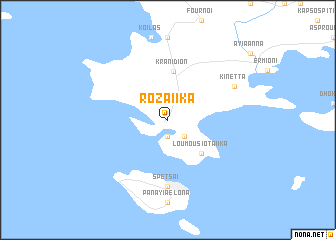 map of Rozaíika