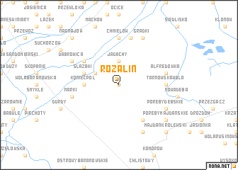 map of Rozalin