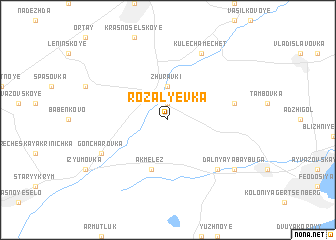 map of Rozalʼyevka