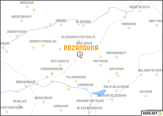 map of Rozanovka