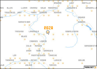 map of Roza