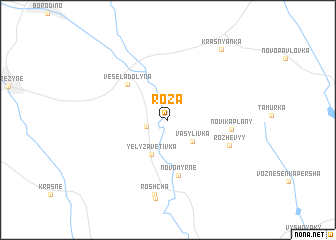 map of Roza