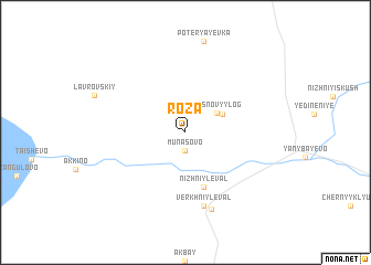 map of Roza