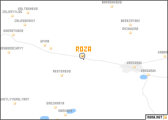 map of Roza