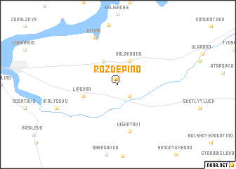 map of Rozdepino
