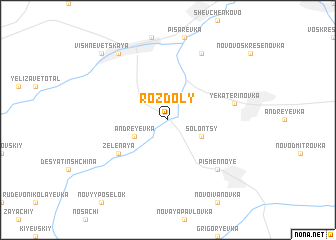 map of Rozdoly