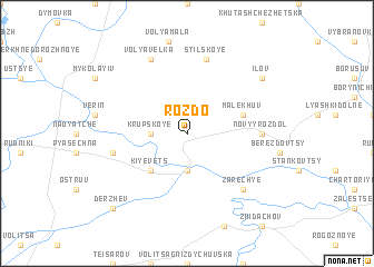 map of Rozdo