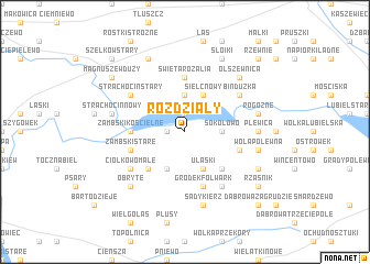 map of Rozdziały