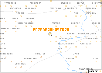 map of Rozedranka Stara