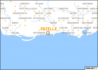 map of Rozelle