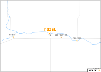 map of Rozel