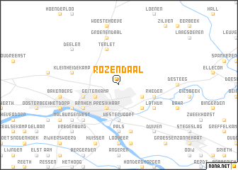 map of Rozendaal