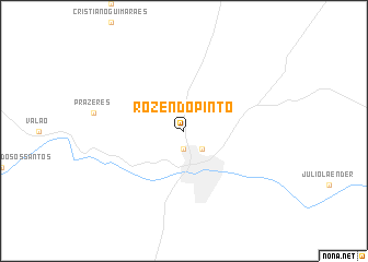map of Rozendo Pinto