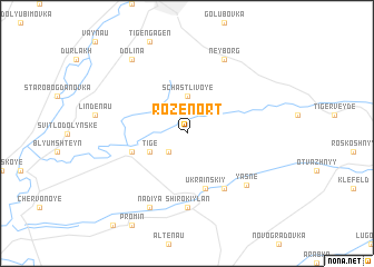 map of Rozenort