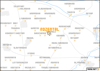 map of Rozentalʼ