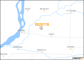 map of Rozetta
