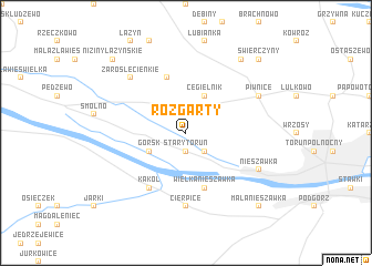 map of Rozgarty