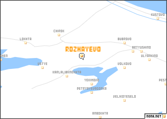 map of Rozhayevo