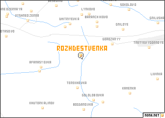 map of Rozhdestvenka