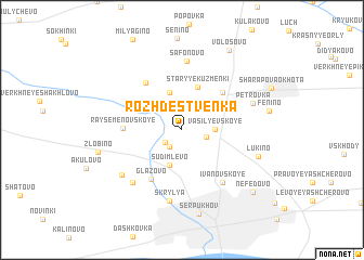 map of Rozhdestvenka