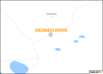 map of Rozhdestvenka