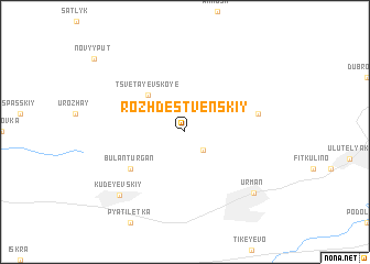 map of Rozhdestvenskiy