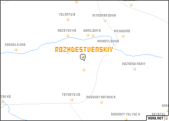 map of Rozhdestvenskiy