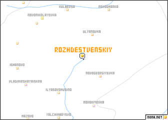 map of Rozhdestvenskiy