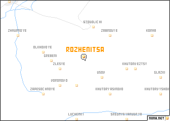 map of Rozhenitsa