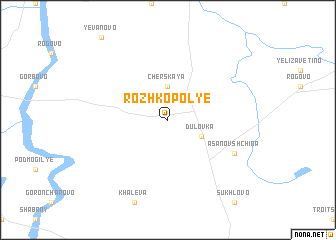 map of Rozhkopol\