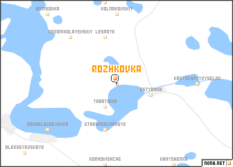 map of Rozhkovka