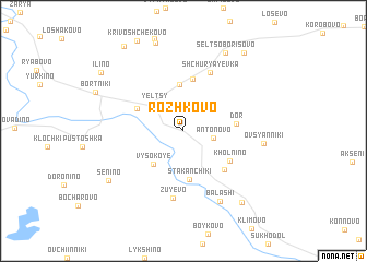 map of Rozhkovo