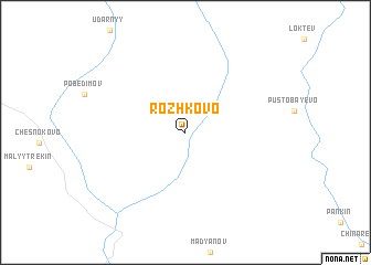 map of Rozhkovo