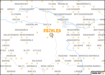 map of Rozhled