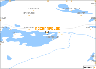 map of Rozh-Navolok