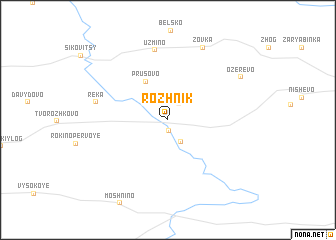 map of Rozhnik