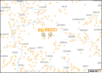 map of Rožići