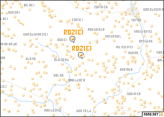 map of Rozići