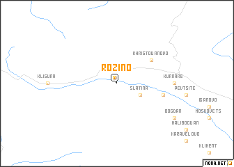 map of Rozino