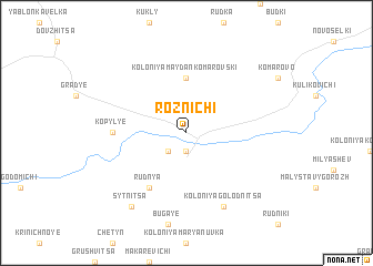 map of Roznichi