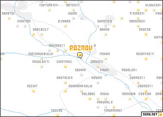 map of Roznov