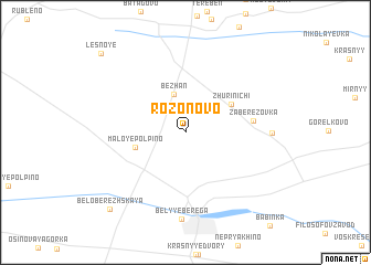 map of Rozonovo